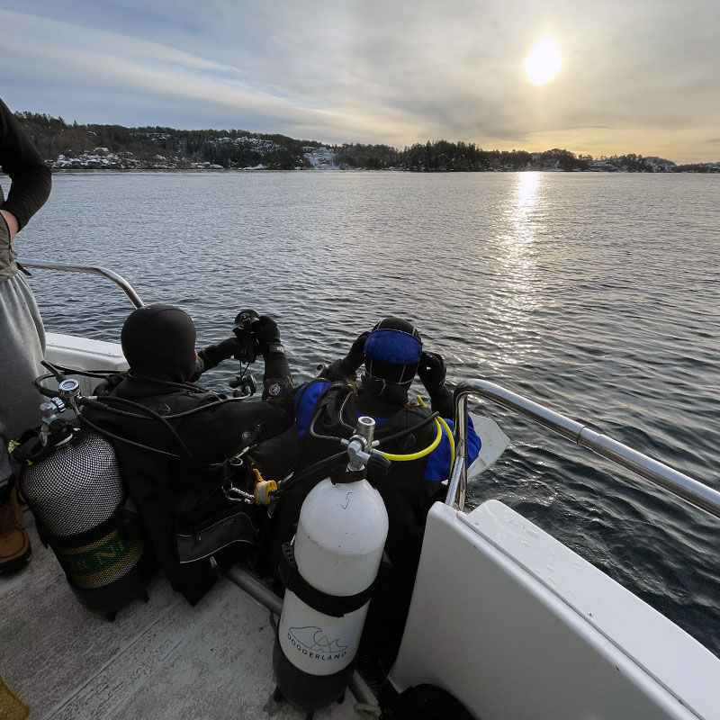 Emilie en José zijn klaar voor de duik