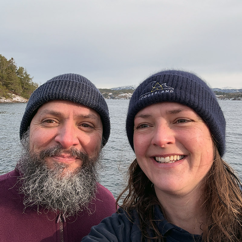 Emilie en José euforisch na de duik